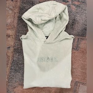 Nike Mineral Wash light green hoodie